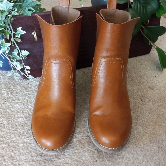 Mossimo Supply Co. Pull On Boots Heeled Boots Slip On Booties - Picture 2 of 9